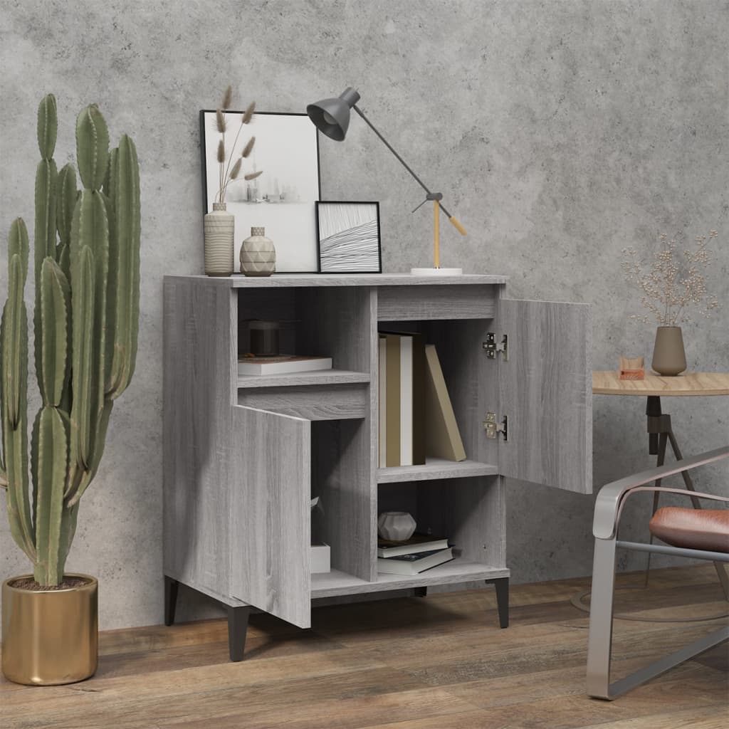 Buffet Sonoma gris 60x35x70 cm Bois d'ingénierie - XIOS