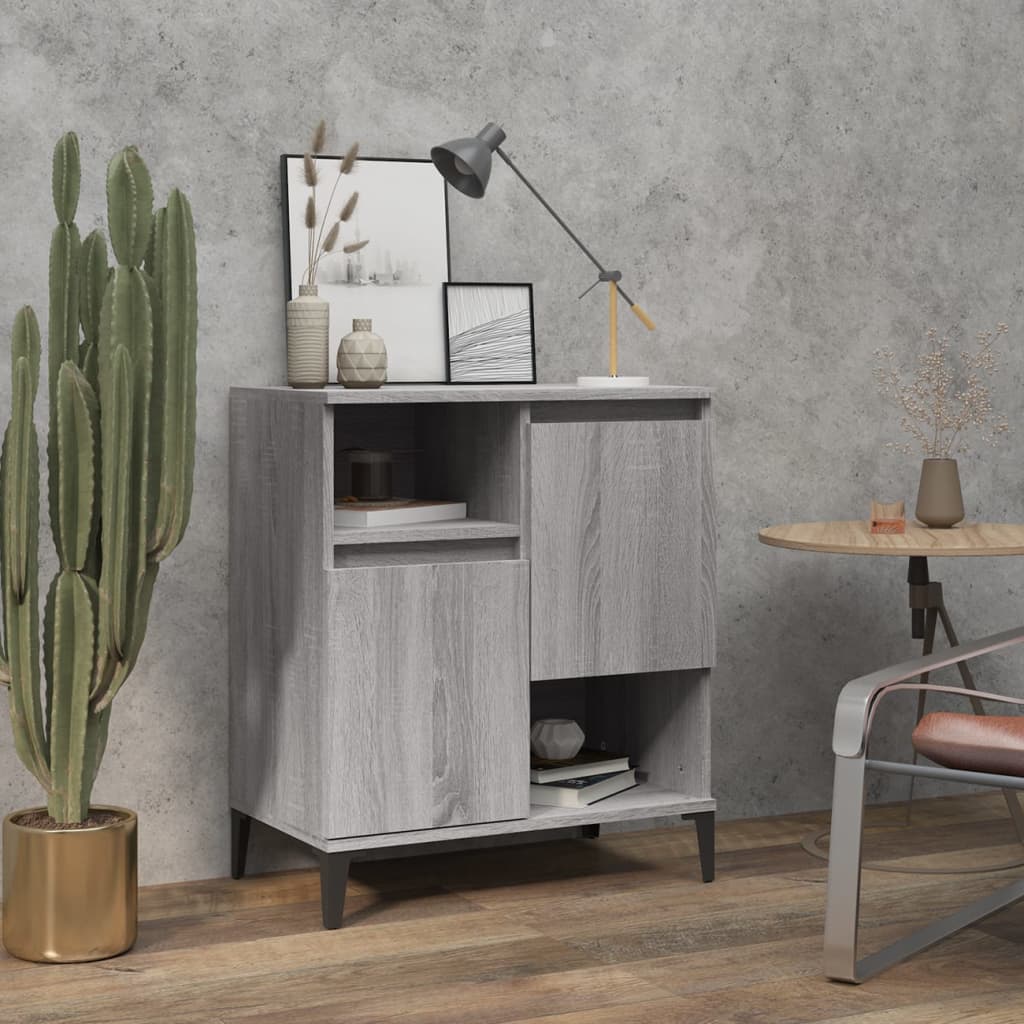 Buffet Sonoma gris 60x35x70 cm Bois d'ingénierie - XIOS