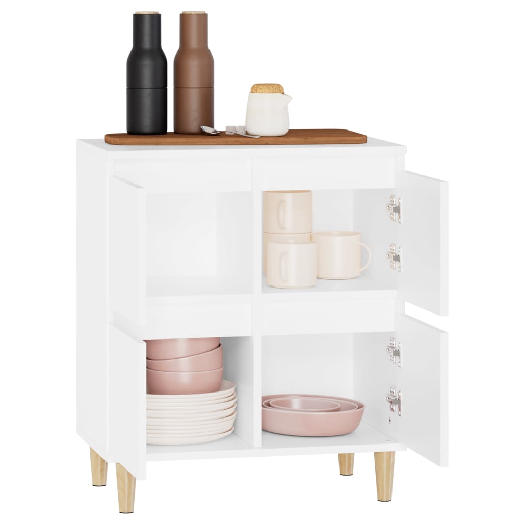 Buffet Blanc 60x35x70 cm Bois d'ingénierie - XIOS