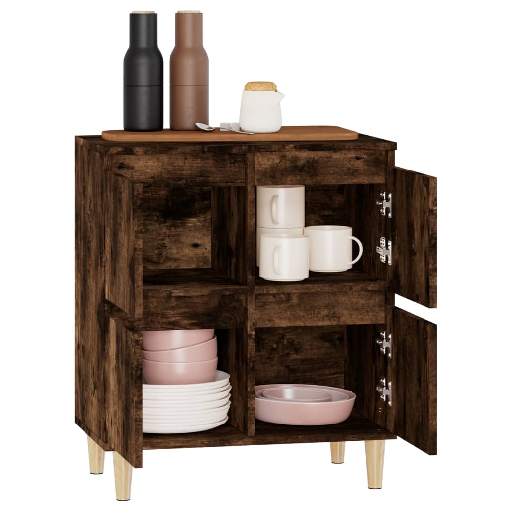 Buffet Chêne fumé 60x35x70 cm Bois d'ingénierie - XIOS