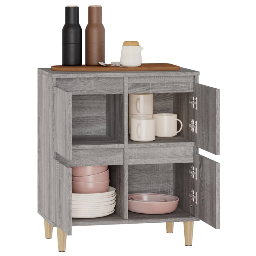 Buffet Sonoma gris 60x35x70 cm Bois d'ingénierie - XIOS