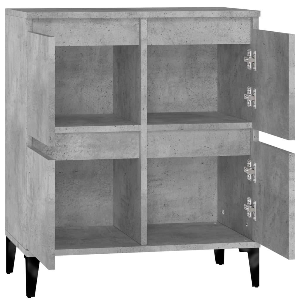 Buffet Gris béton 60x35x70 cm Bois d'ingénierie - XIOS
