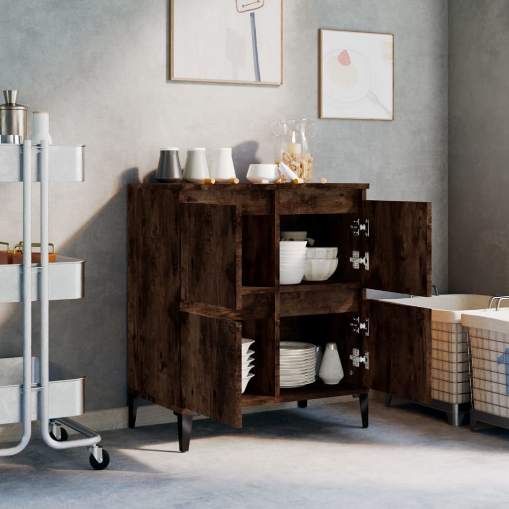 Buffet Chêne fumé 60x35x70 cm Bois d'ingénierie - XIOS
