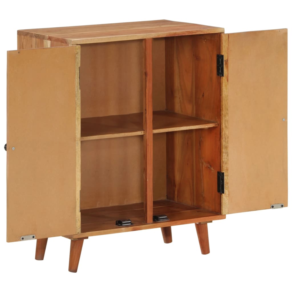 Buffet 60x35x74 cm bois massif d'acacia - XIOS