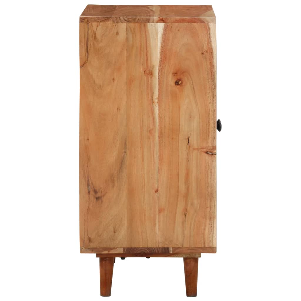 Buffet 60x35x74 cm bois massif d'acacia - XIOS
