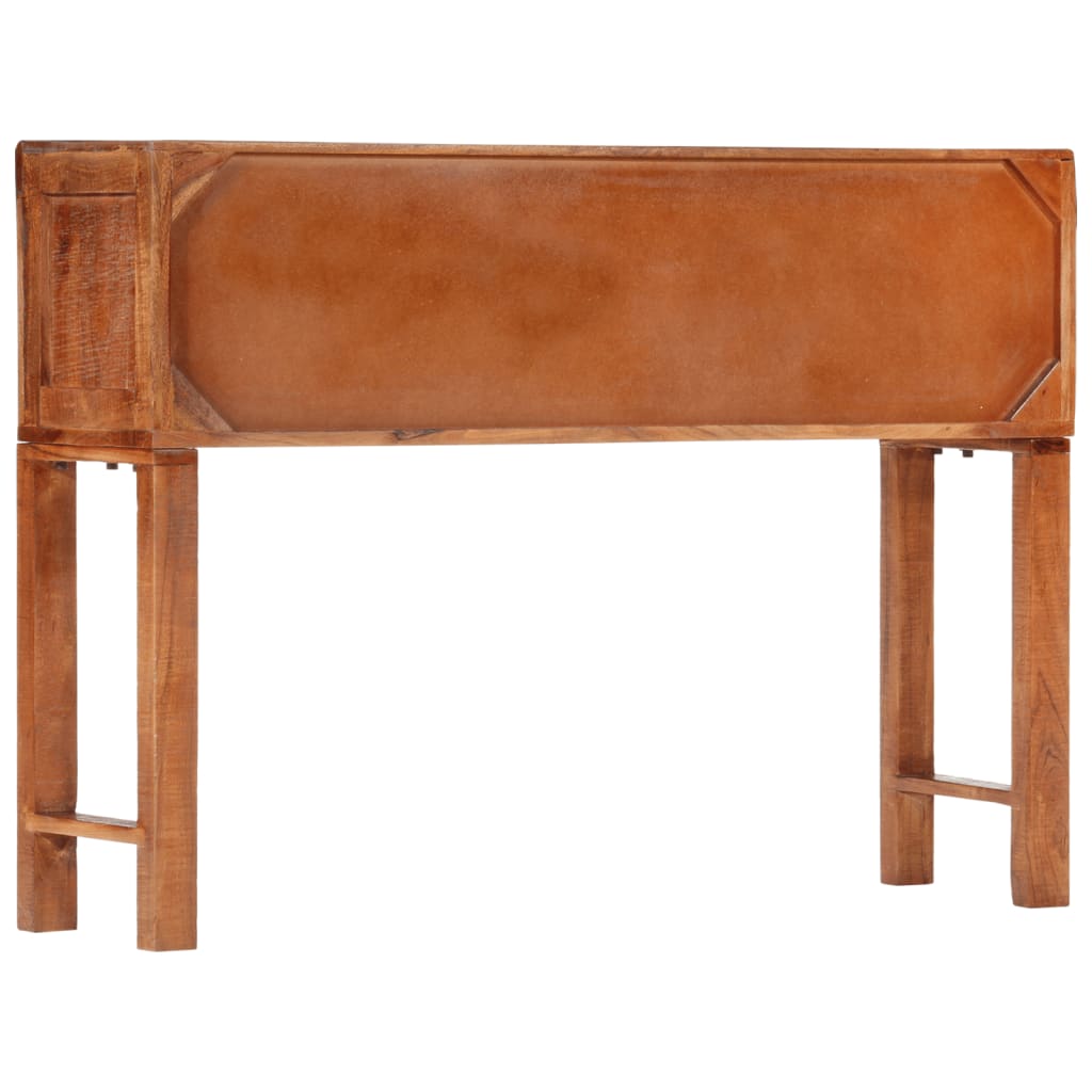 Table console 120x32x80 cm bois massif d'acacia - XIOS