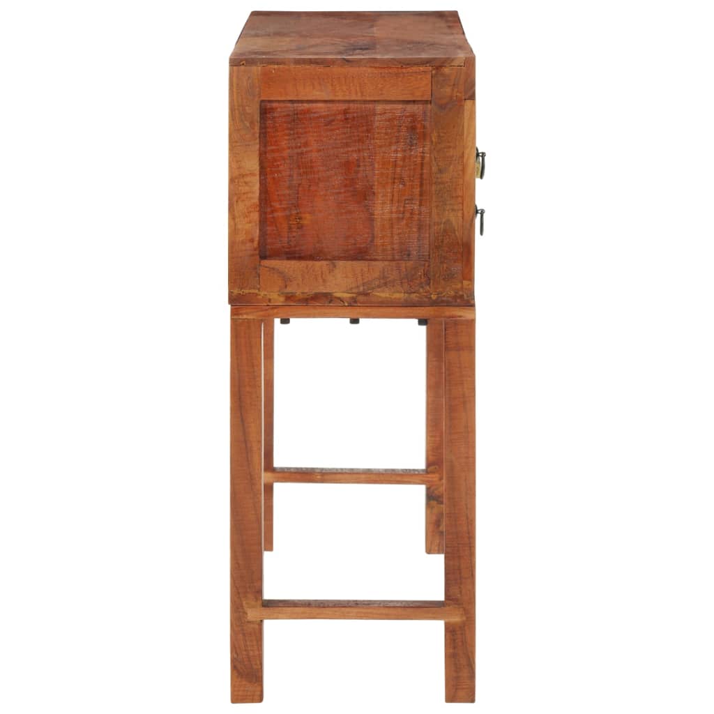 Table console 120x32x80 cm bois massif d'acacia - XIOS