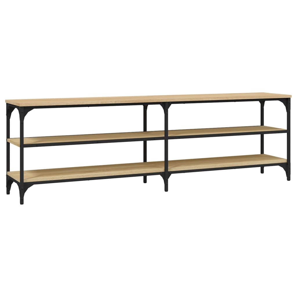 Meuble TV chêne sonoma 160x30x50 cm bois d'ingénierie - XIOS