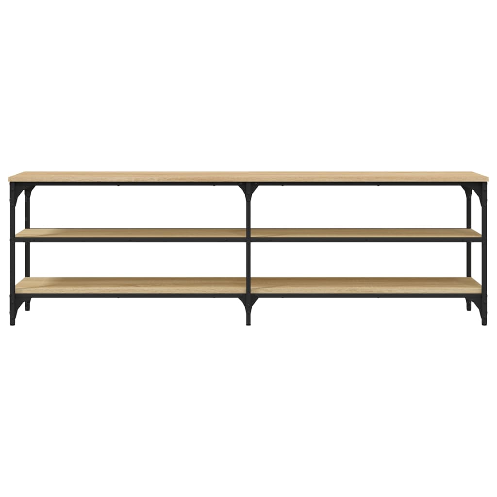 Meuble TV chêne sonoma 160x30x50 cm bois d'ingénierie - XIOS