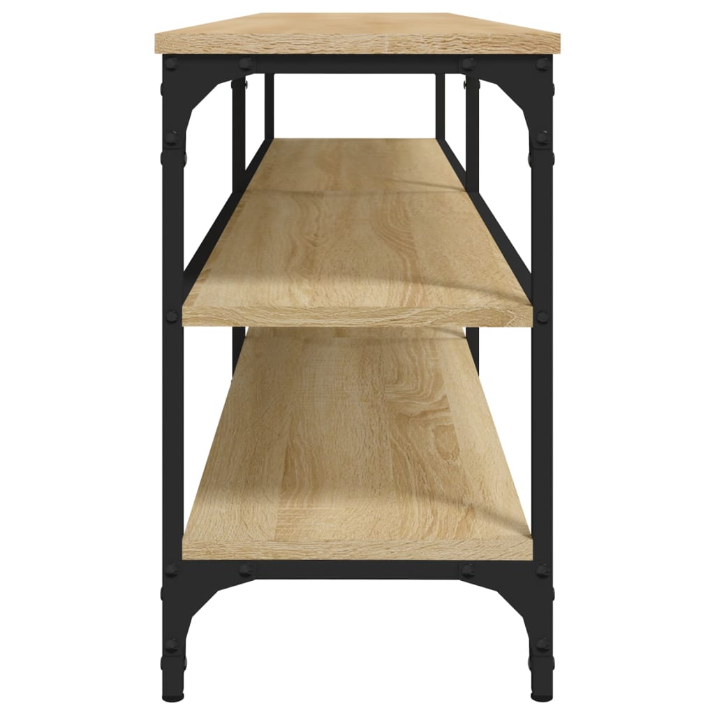 Meuble TV chêne sonoma 160x30x50 cm bois d'ingénierie - XIOS