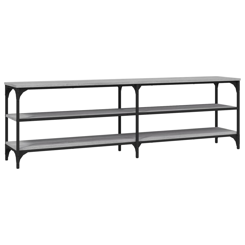 Meuble TV sonoma gris 160x30x50 cm bois d'ingénierie - XIOS