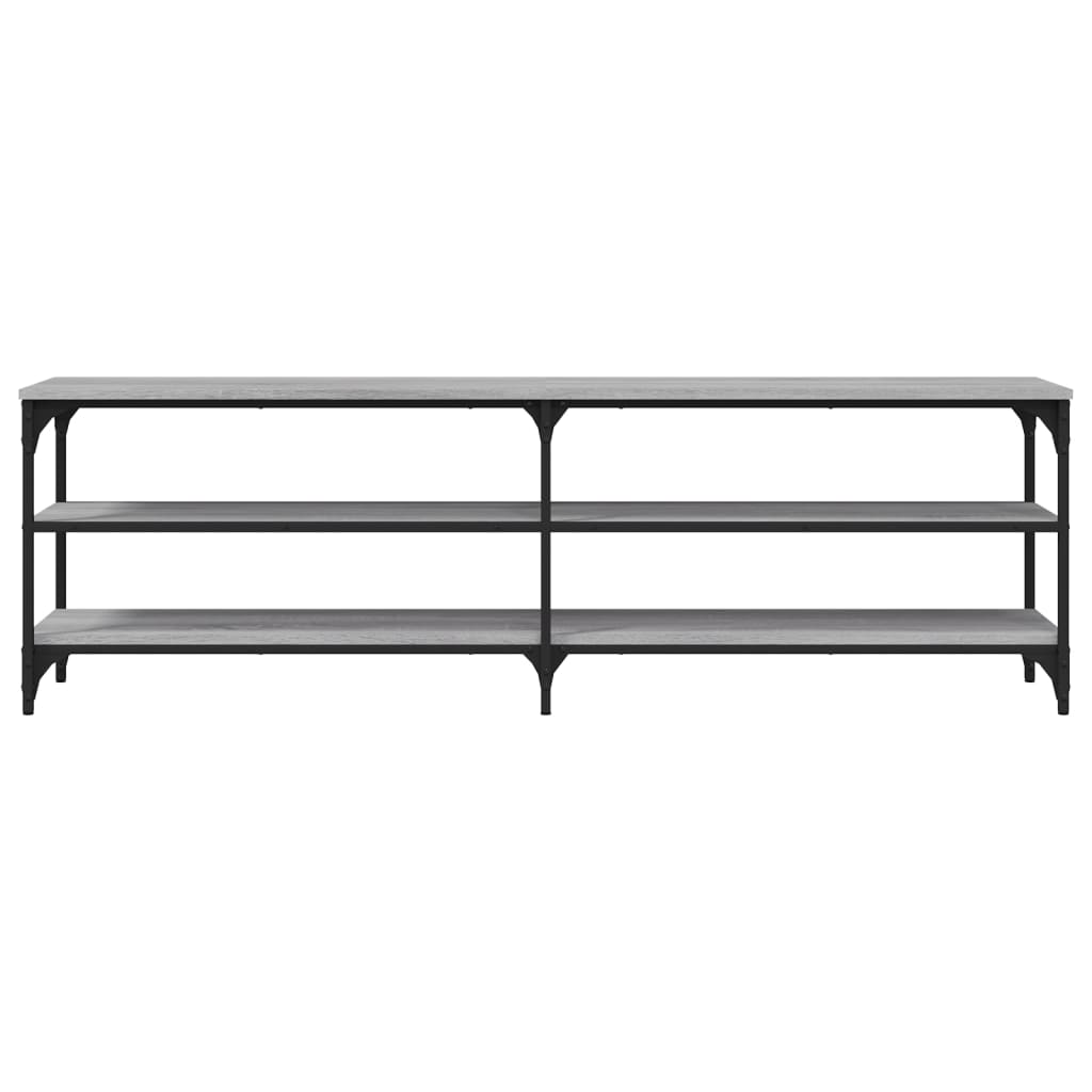 Meuble TV sonoma gris 160x30x50 cm bois d'ingénierie - XIOS