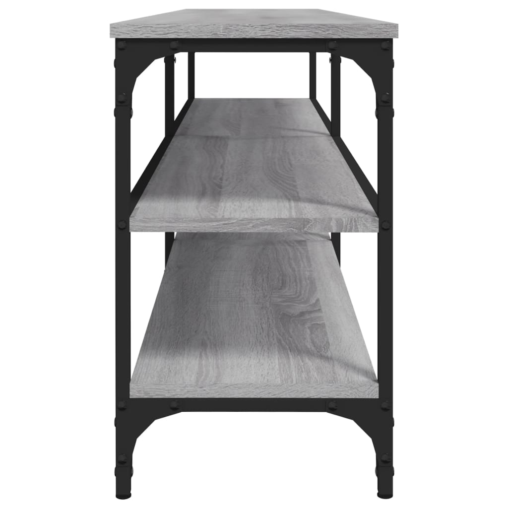 Meuble TV sonoma gris 160x30x50 cm bois d'ingénierie - XIOS