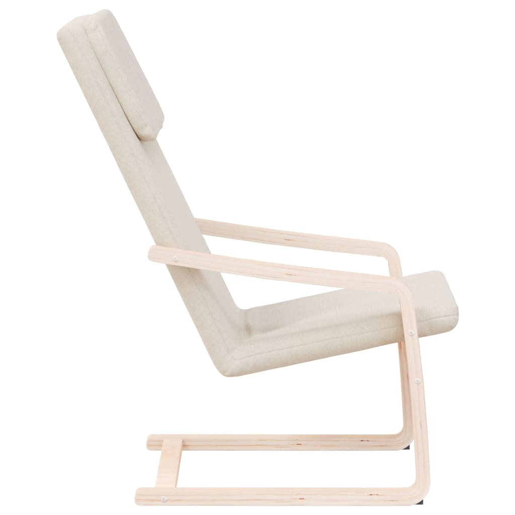 Chaise de relaxation Crème Tissu - XIOS