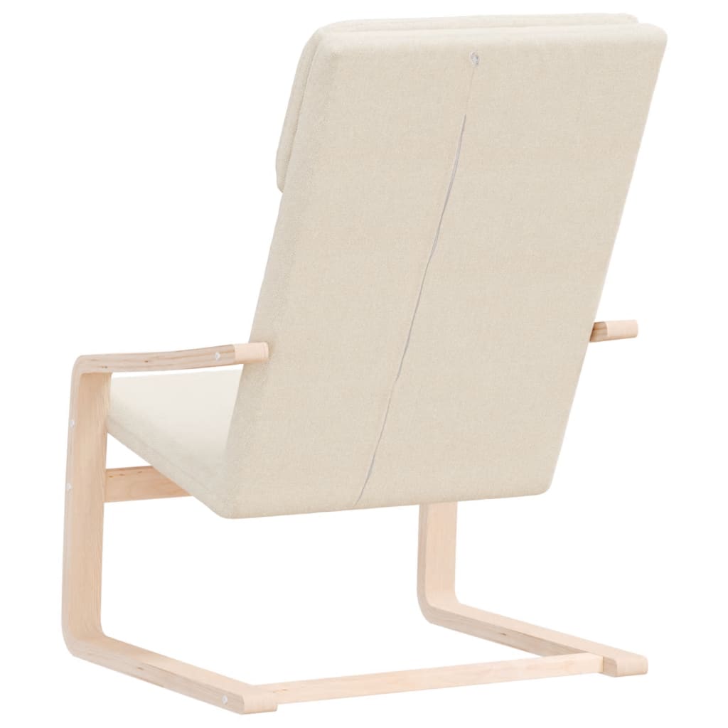 Chaise de relaxation Crème Tissu - XIOS