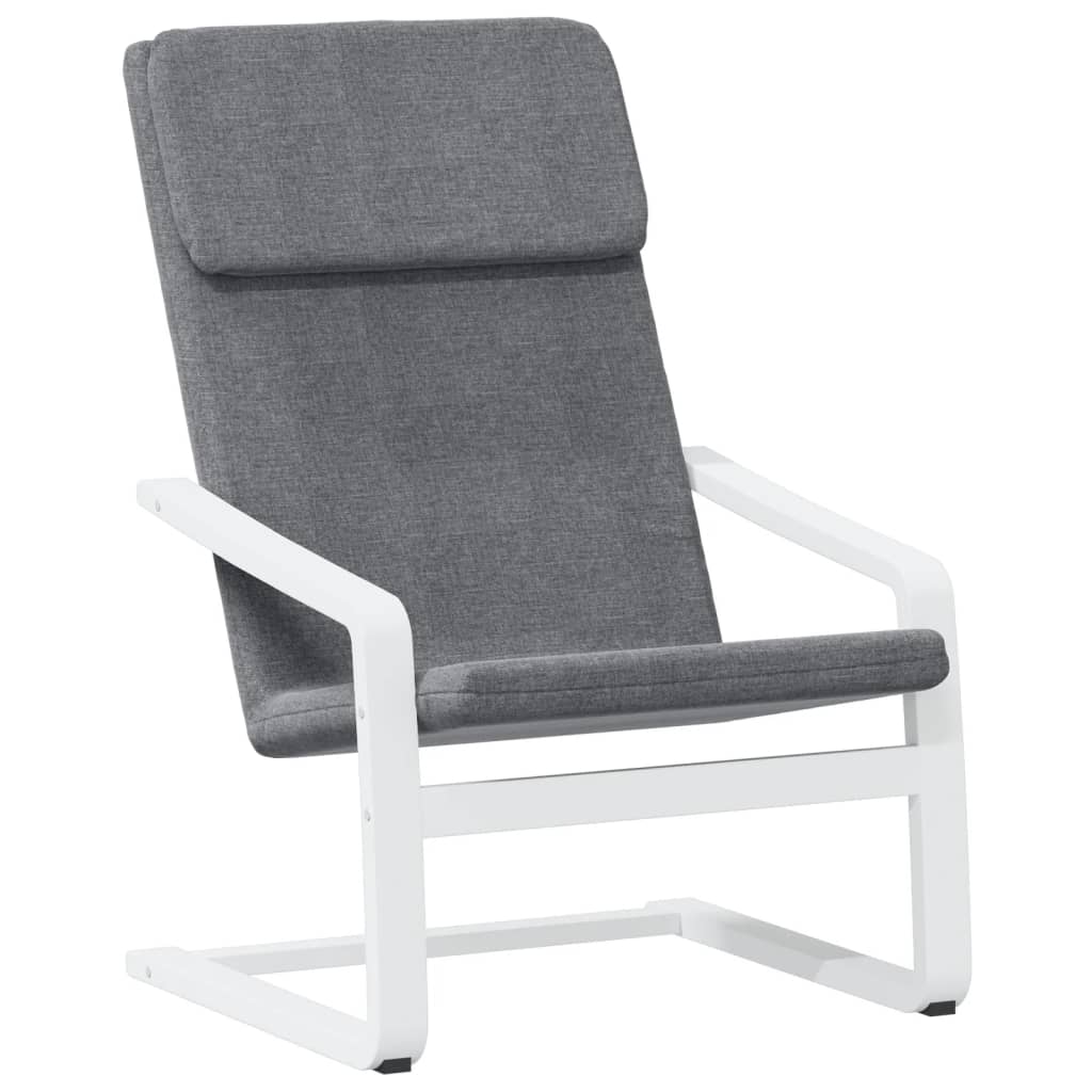 Chaise de relaxation Gris foncé Tissu - XIOS