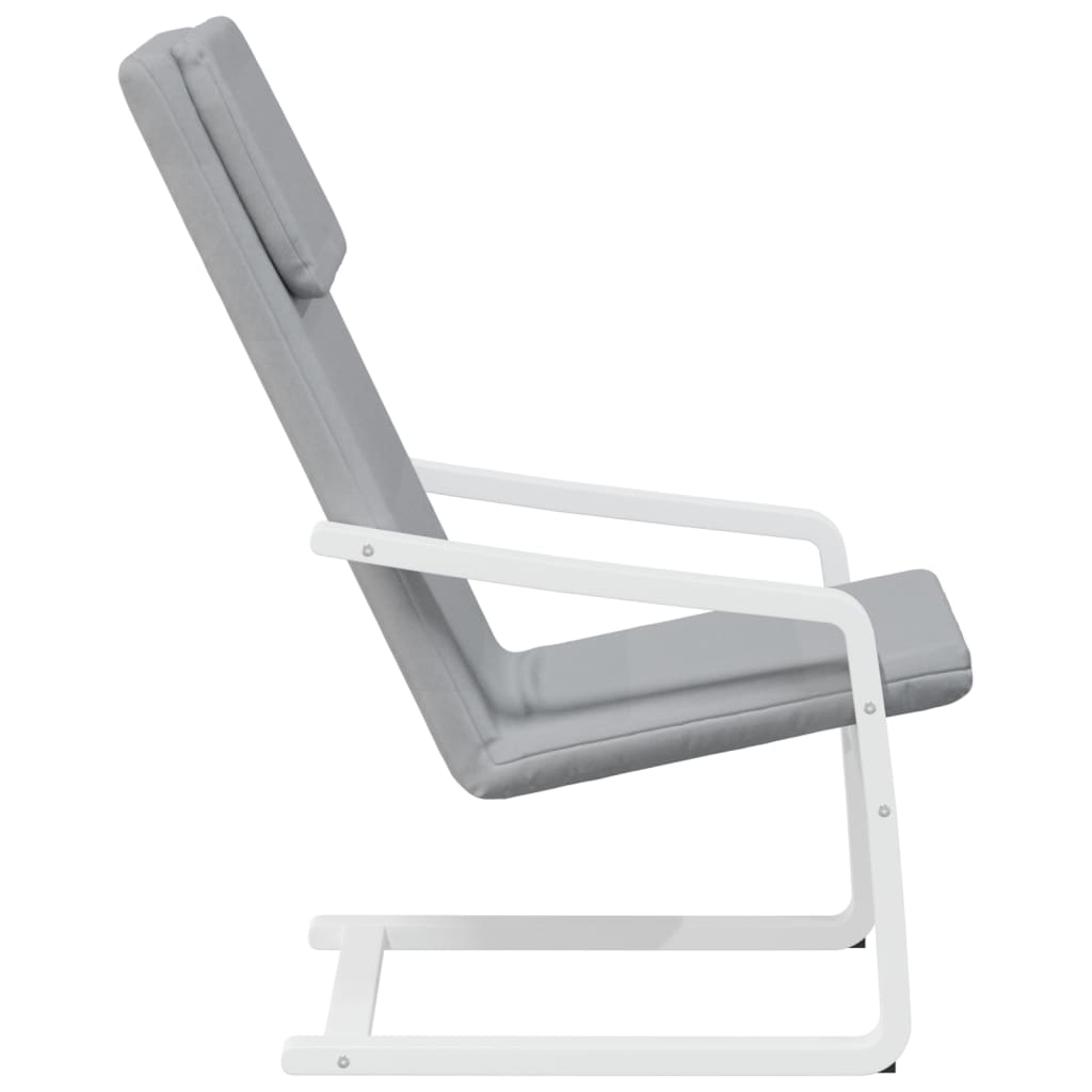 Chaise de relaxation Gris clair Tissu - XIOS