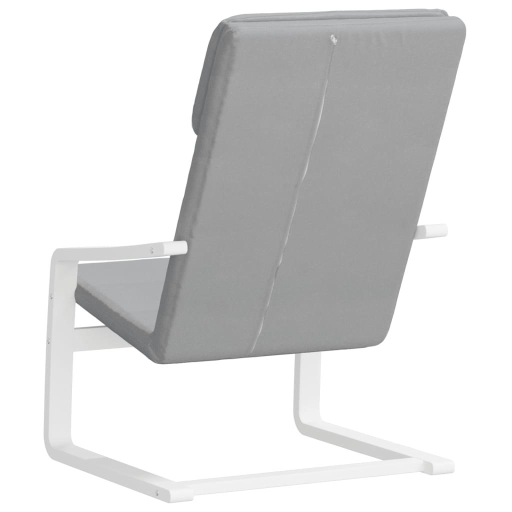 Chaise de relaxation Gris clair Tissu - XIOS