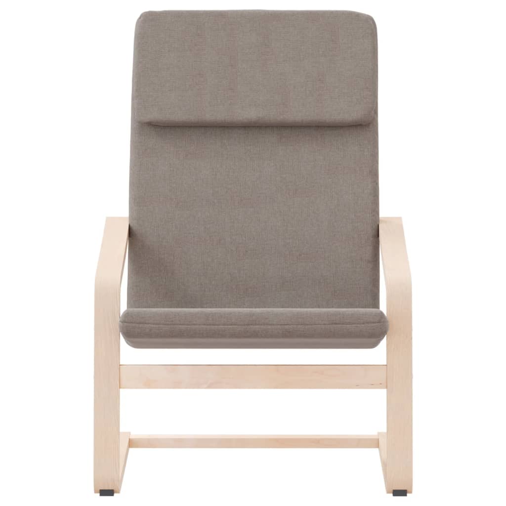 Chaise de relaxation Taupe Tissu - XIOS