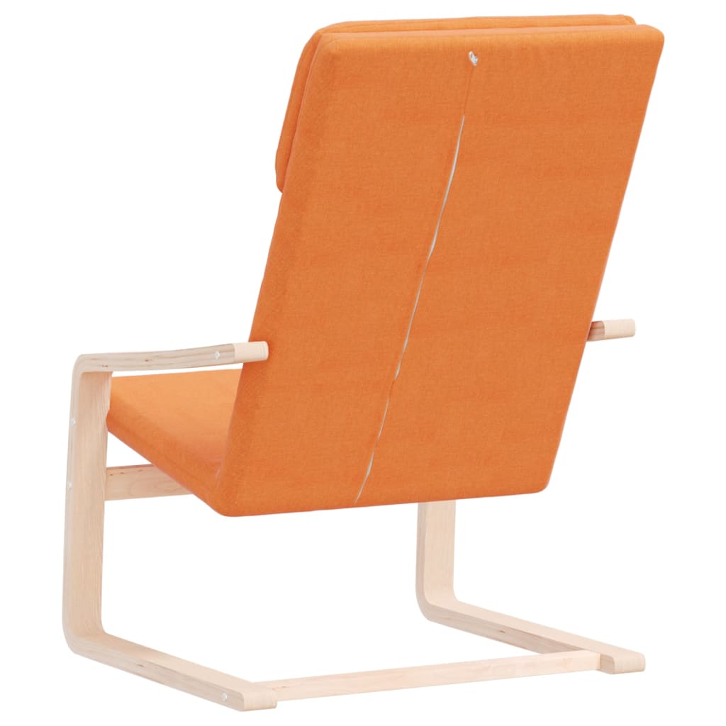 Chaise de relaxation Jaune foncé Tissu - XIOS