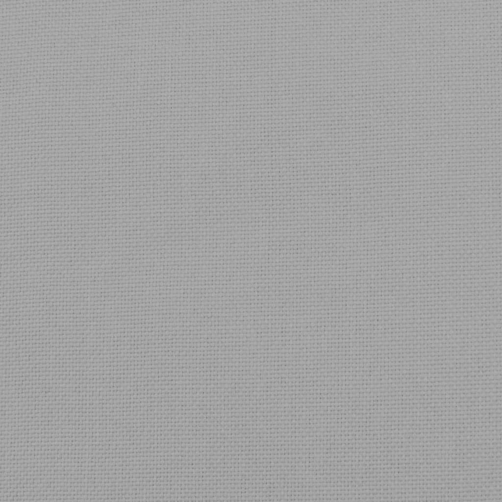 Repose-pied Gris clair 51x41x40 cm Tissu - XIOS