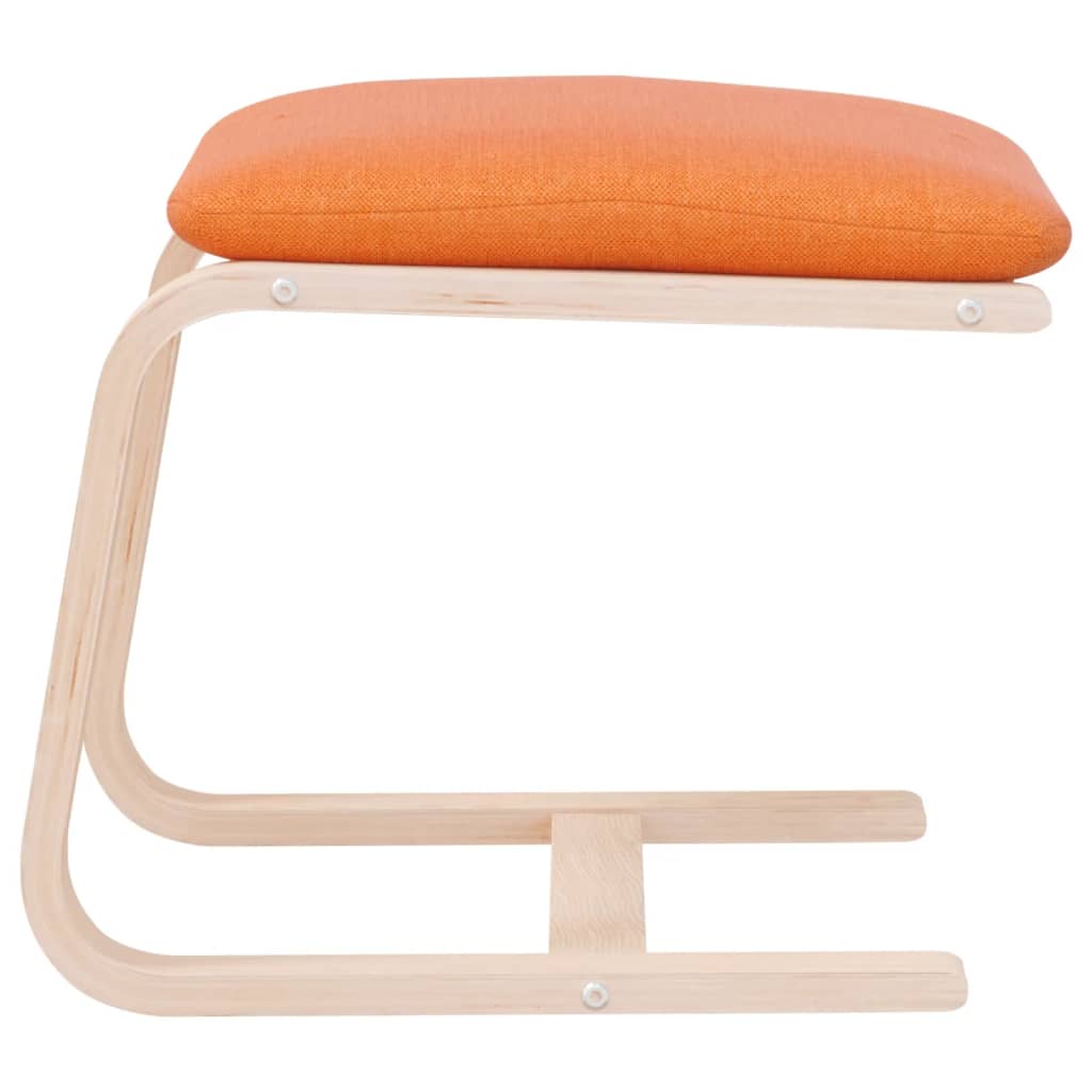 Repose-pied Jaune foncé 51x41x40 cm Tissu - XIOS