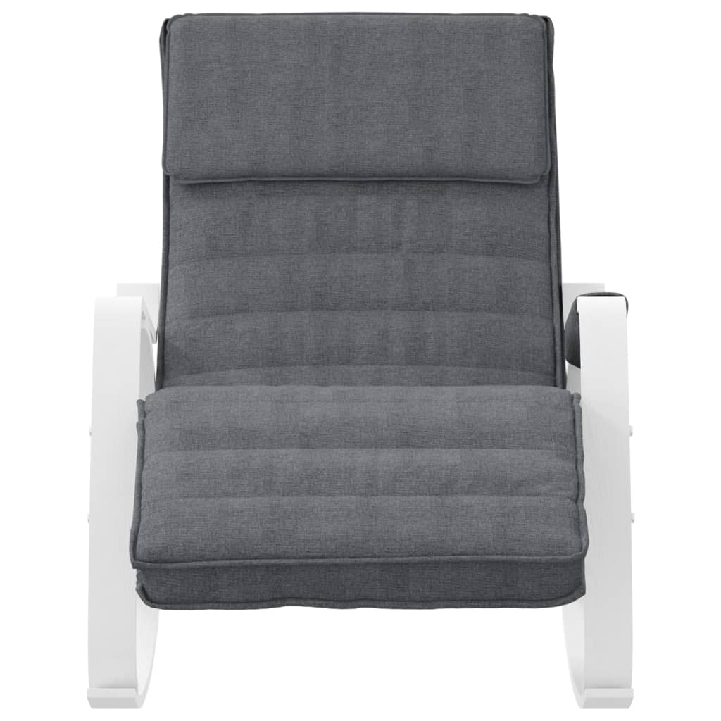 Chaise à bascule Gris foncé Tissu - XIOS