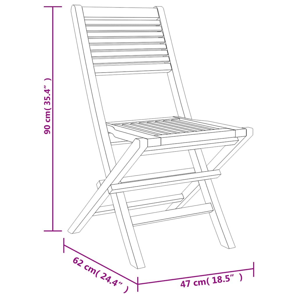 Ensemble à manger de jardin 5 pcs Bois de teck massif