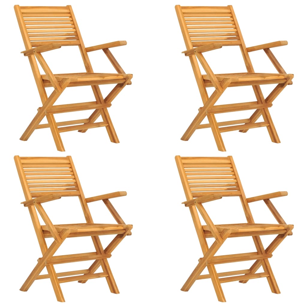 Ensemble à manger de jardin 5 pcs Bois de teck massif