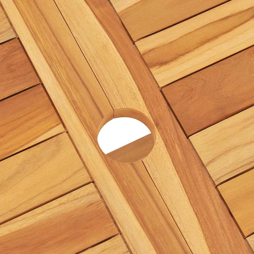 Ensemble à manger de jardin 7 pcs Bois de teck solide