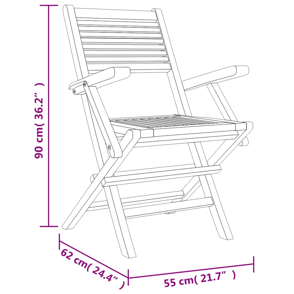 Ensemble à manger de jardin 7 pcs Bois de teck solide