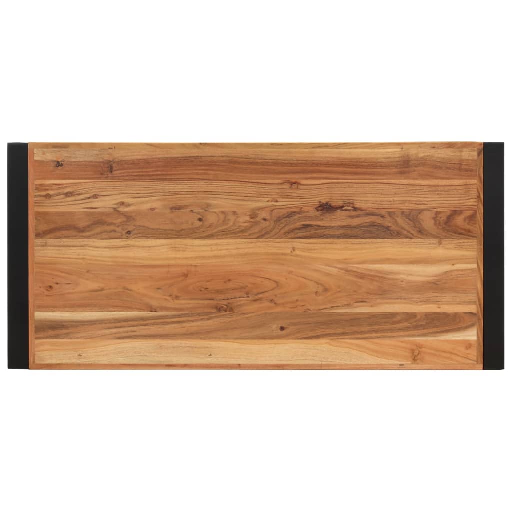 Table basse 120x55x40 cm bois massif d'acacia - XIOS