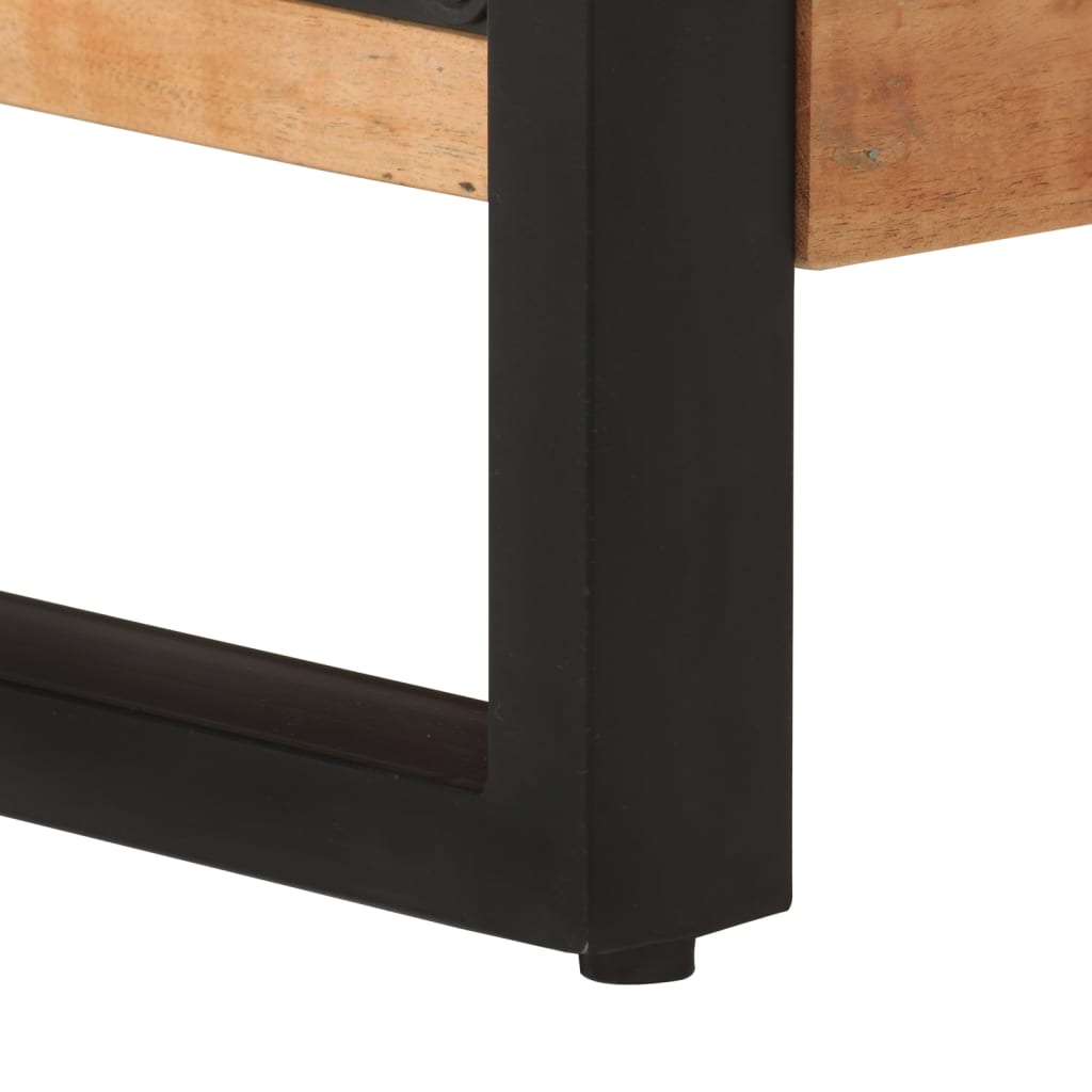 Table basse 120x55x40 cm bois massif d'acacia - XIOS