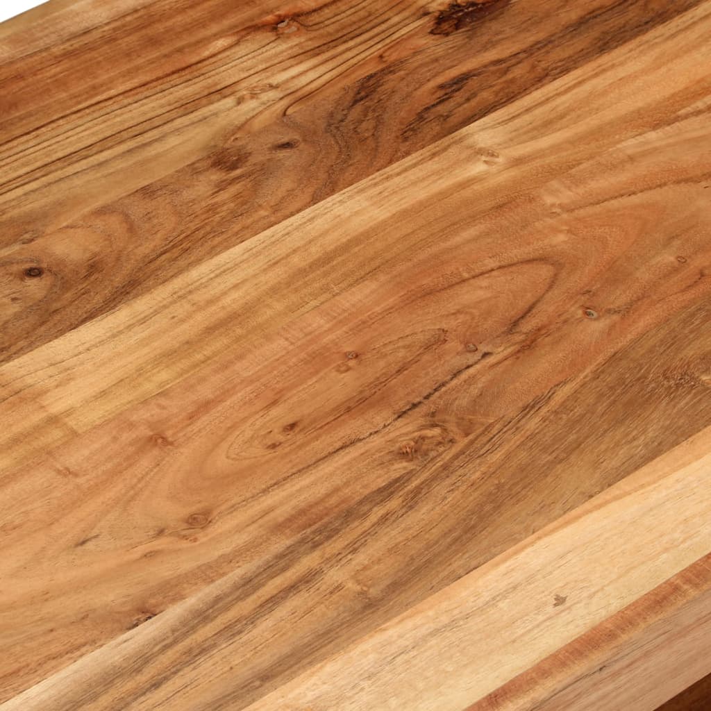 Table basse 120x55x40 cm bois massif d'acacia - XIOS