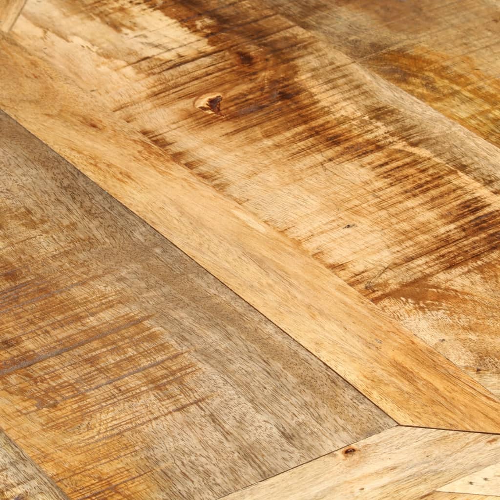 Table à dîner Ø150x76 cm bois de manguier massif brut - XIOS