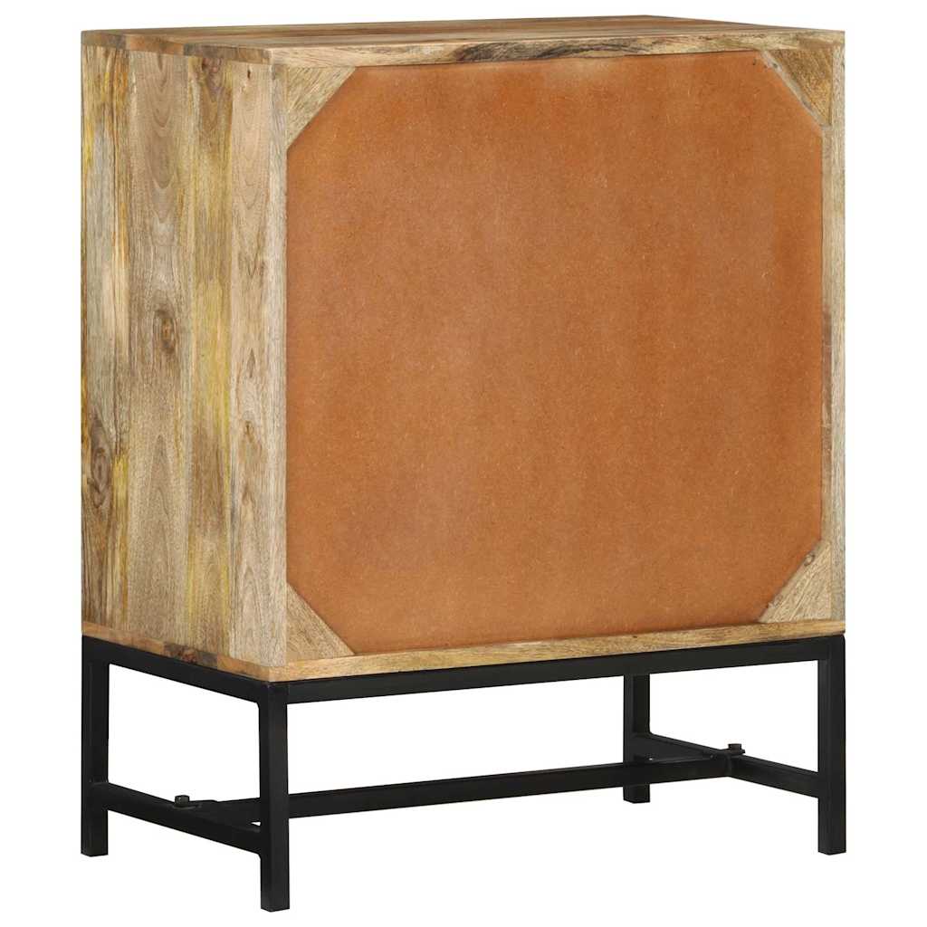 Buffet 60x35x75 cm bois massif de manguier