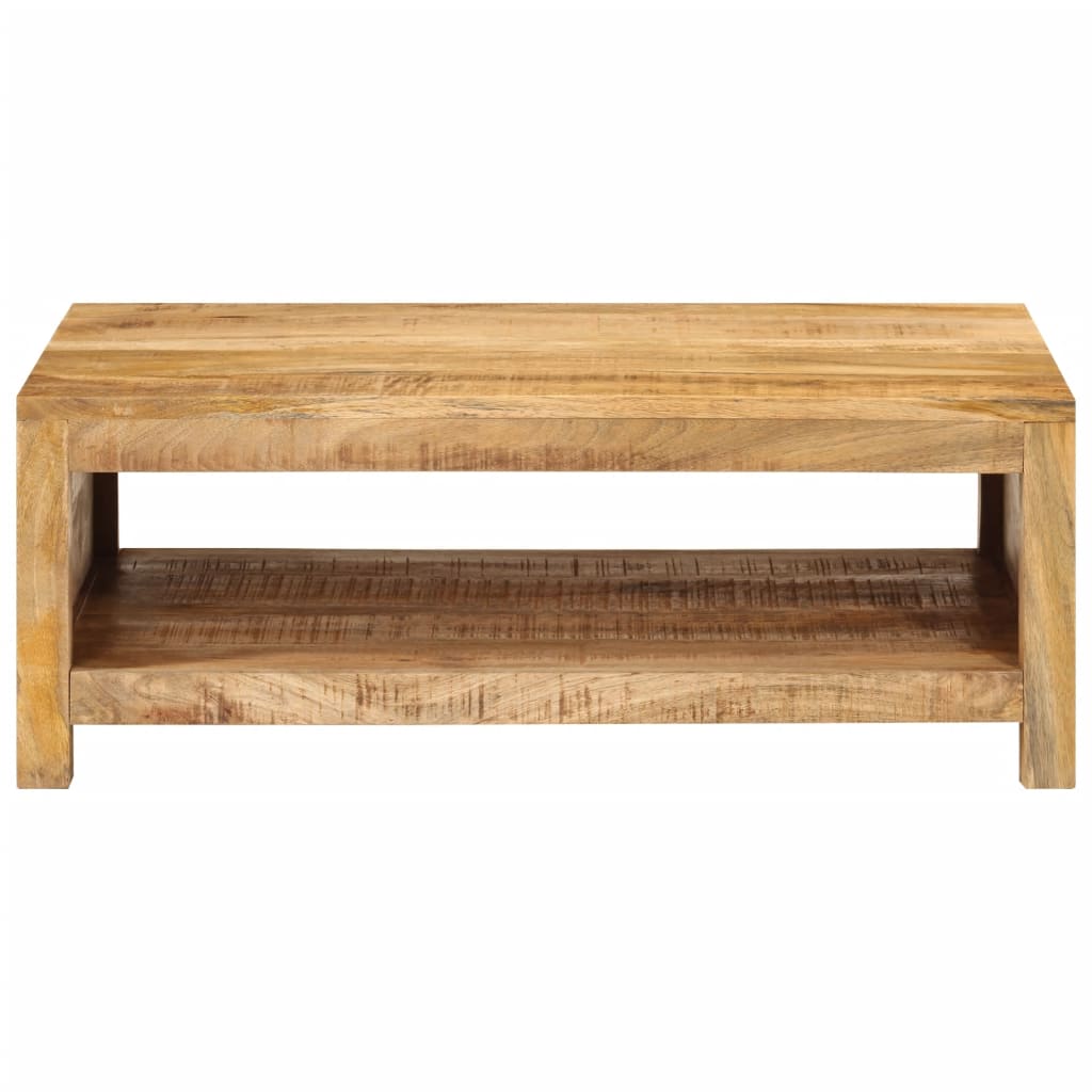 Table basse 80x55x30 cm bois de manguier massif - XIOS