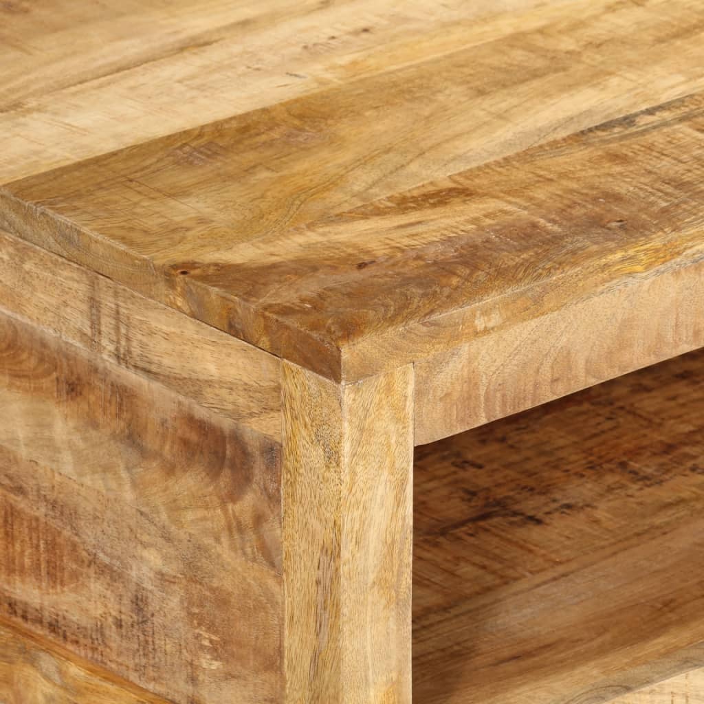 Table basse 80x55x30 cm bois de manguier massif - XIOS