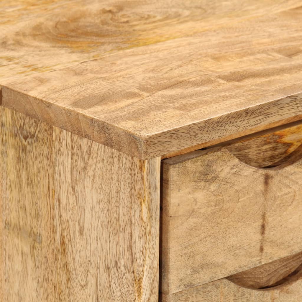 Bureau avec tiroirs 110x47x76 cm bois de manguier solide