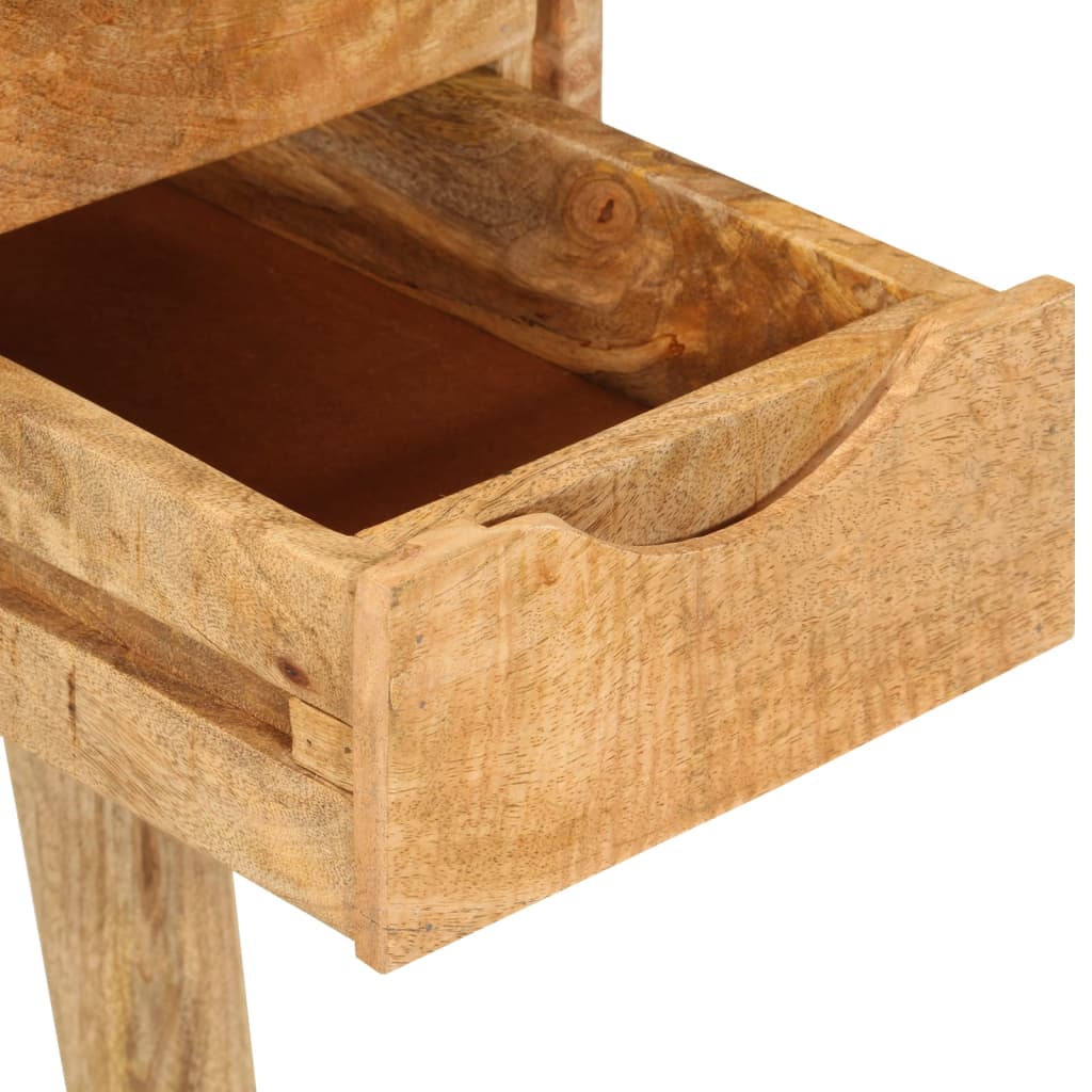 Bureau avec tiroirs 110x47x76 cm bois de manguier solide