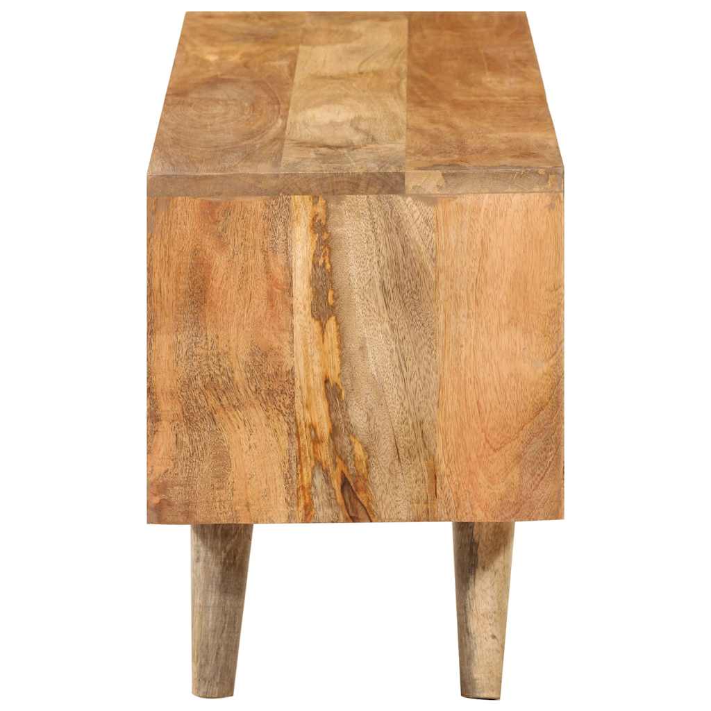 Meuble TV 110x30x41 cm bois massif de manguier - XIOS