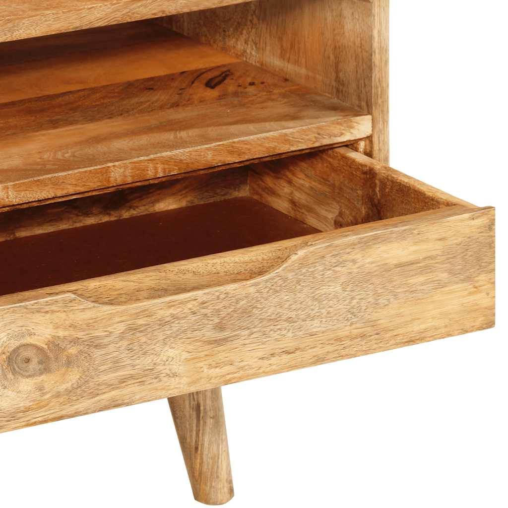 Meuble TV 110x30x41 cm bois massif de manguier - XIOS