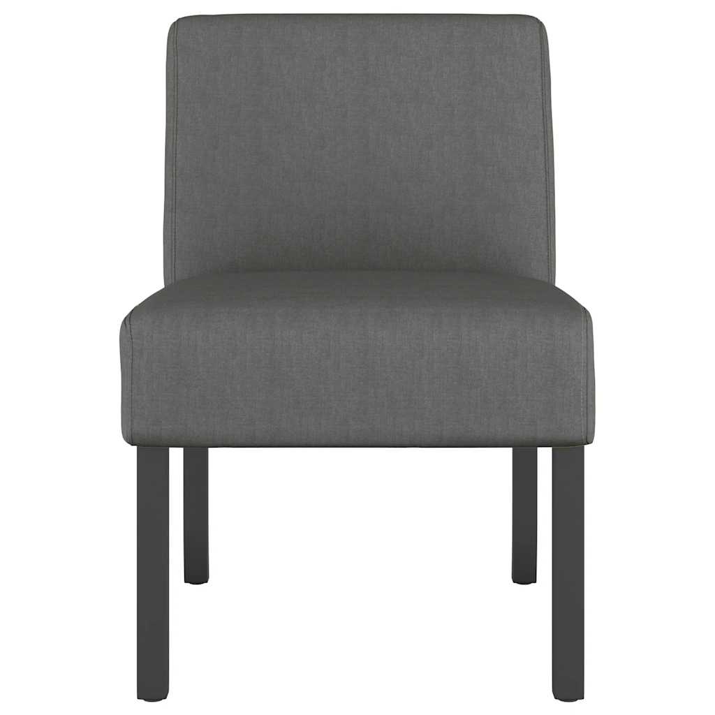 Fauteuil sans accoudoirs gris foncé tissu - XIOS