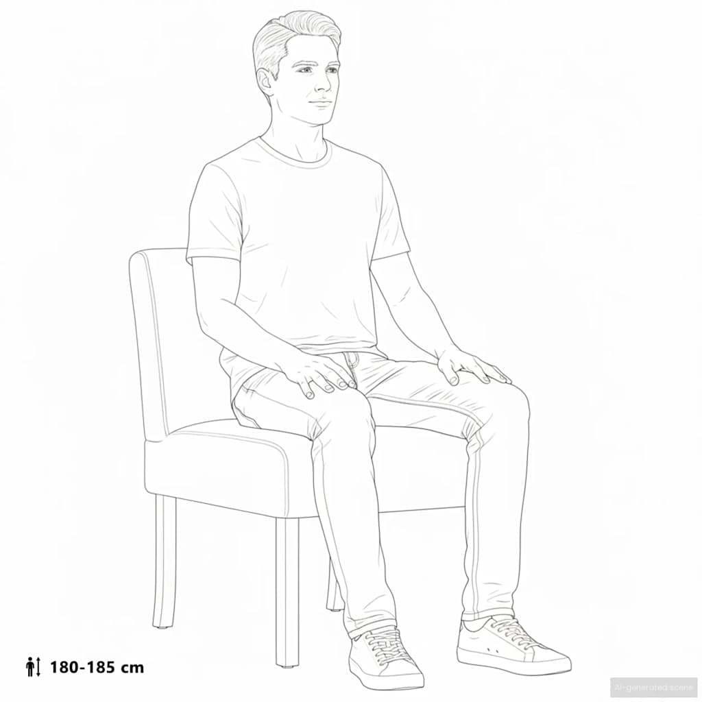 Fauteuil sans accoudoirs jaune clair tissu - XIOS