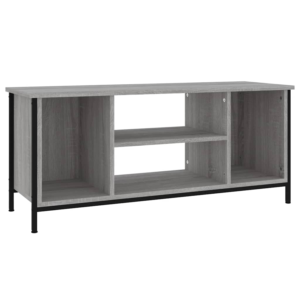 Meuble TV sonoma gris 102x35x45 cm bois d'ingénierie - XIOS