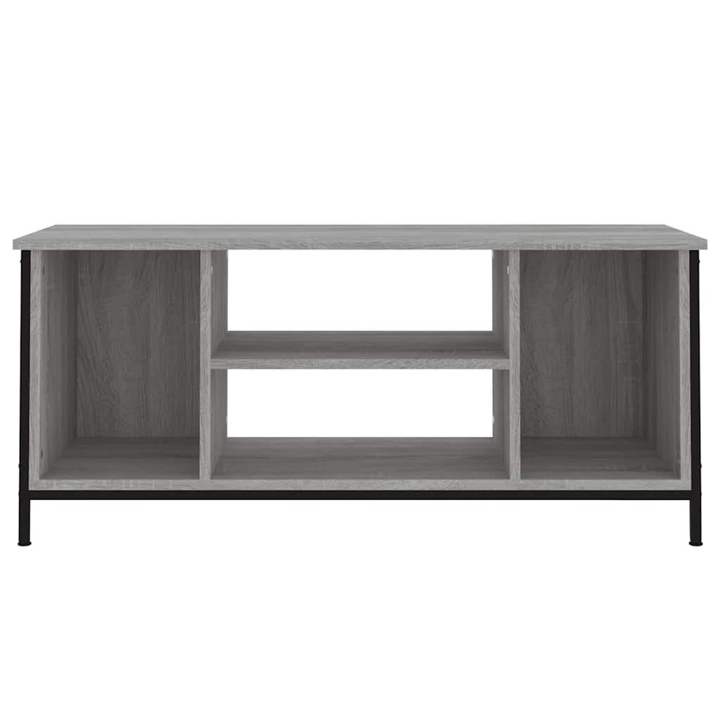 Meuble TV sonoma gris 102x35x45 cm bois d'ingénierie - XIOS