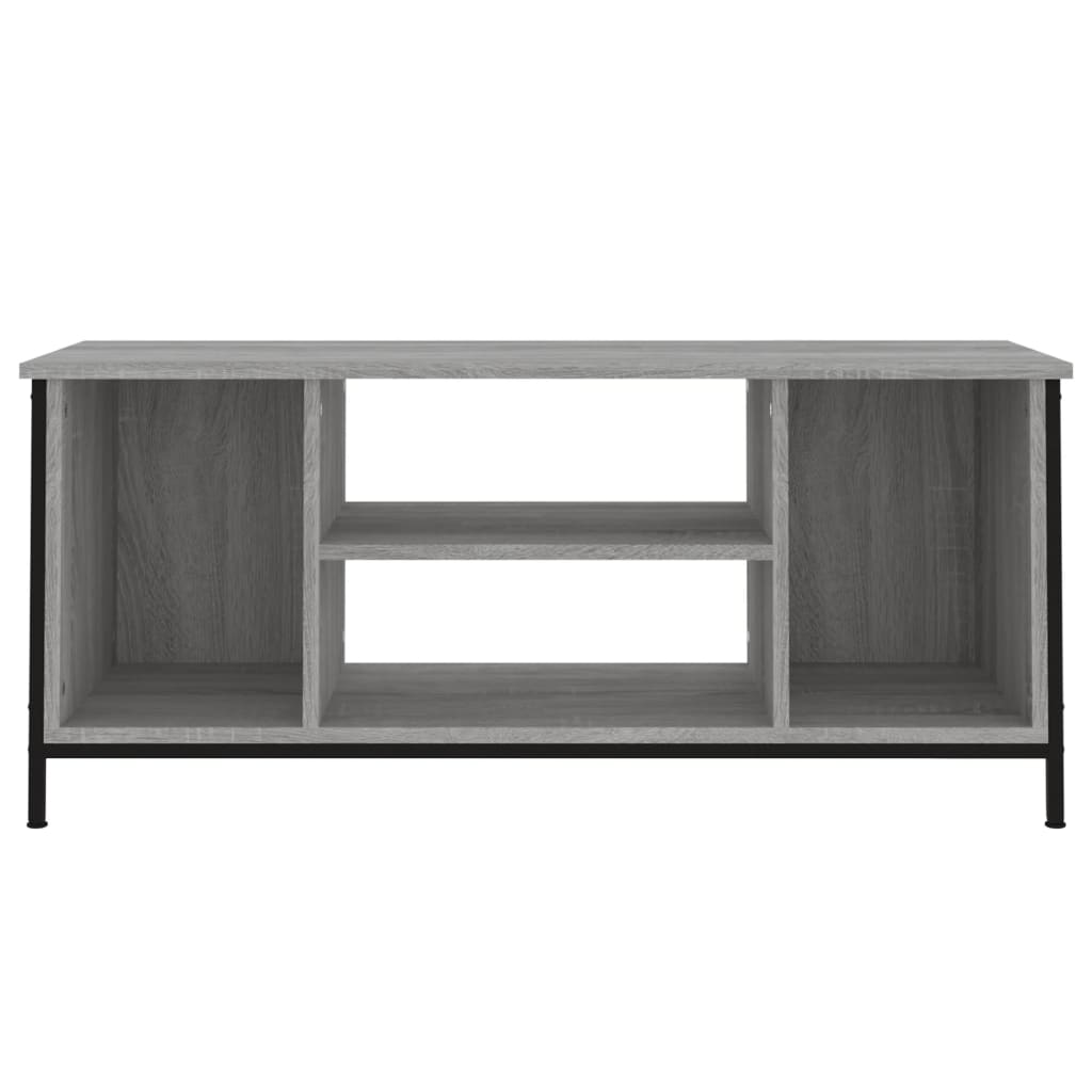 Meuble TV sonoma gris 102x35x45 cm bois d'ingénierie - XIOS