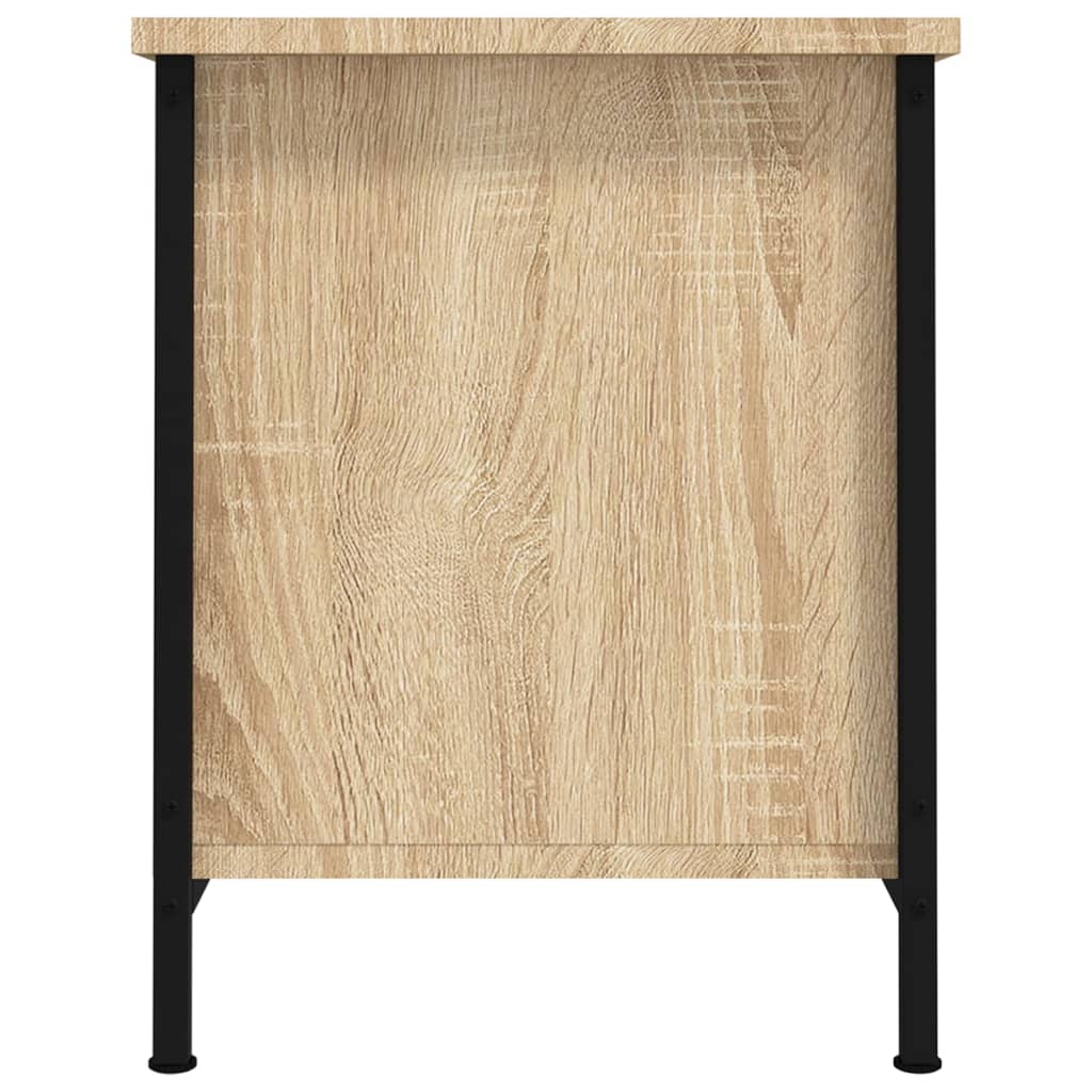 Meuble TV avec portes chêne sonoma 60x35x45cm bois d'ingénierie - XIOS