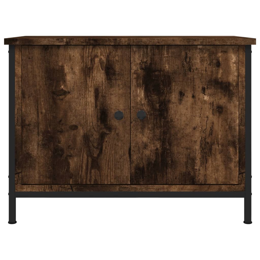 Meuble TV avec portes chêne sonoma 60x35x45cm bois d'ingénierie - XIOS