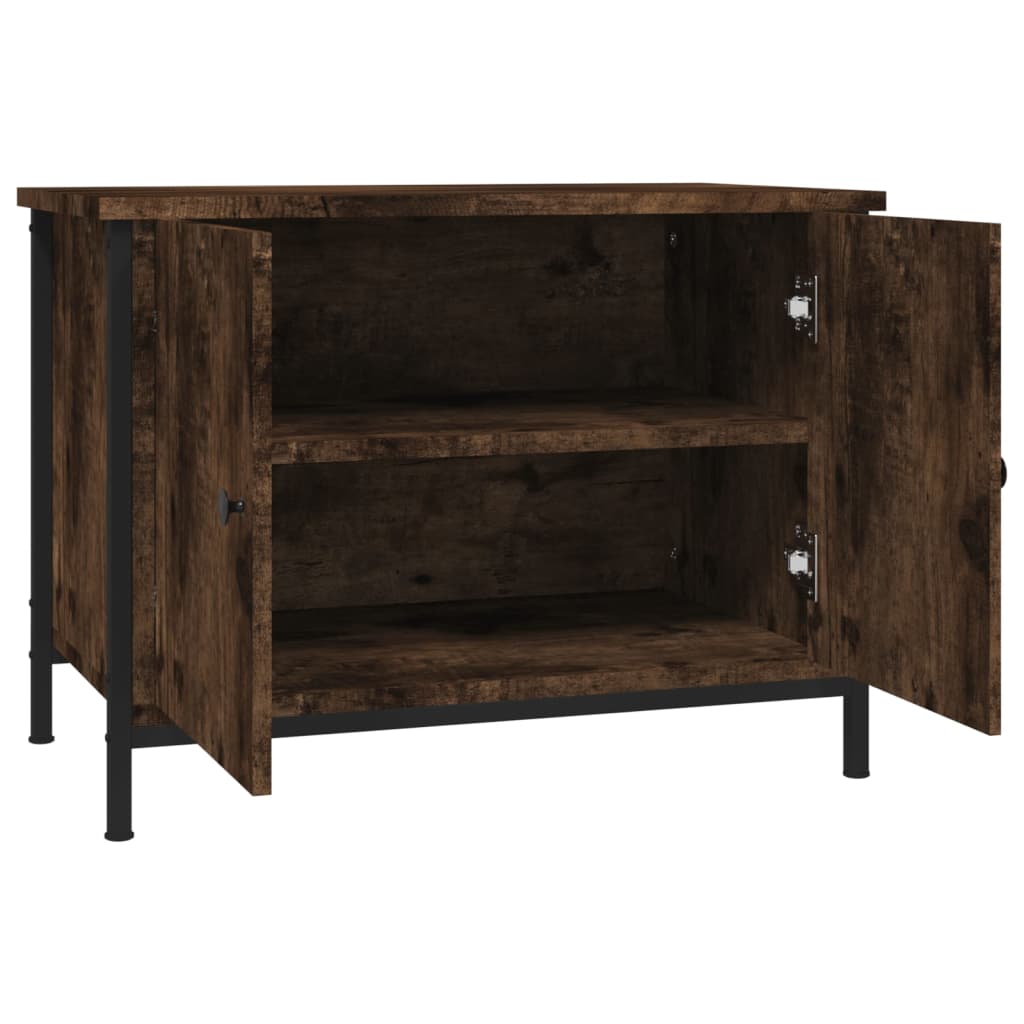 Meuble TV avec portes chêne sonoma 60x35x45cm bois d'ingénierie - XIOS